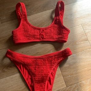 Red Kendall and Kylie bikini ♥️